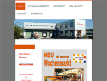 Tablet Screenshot of fleischmarkt-wesel.de